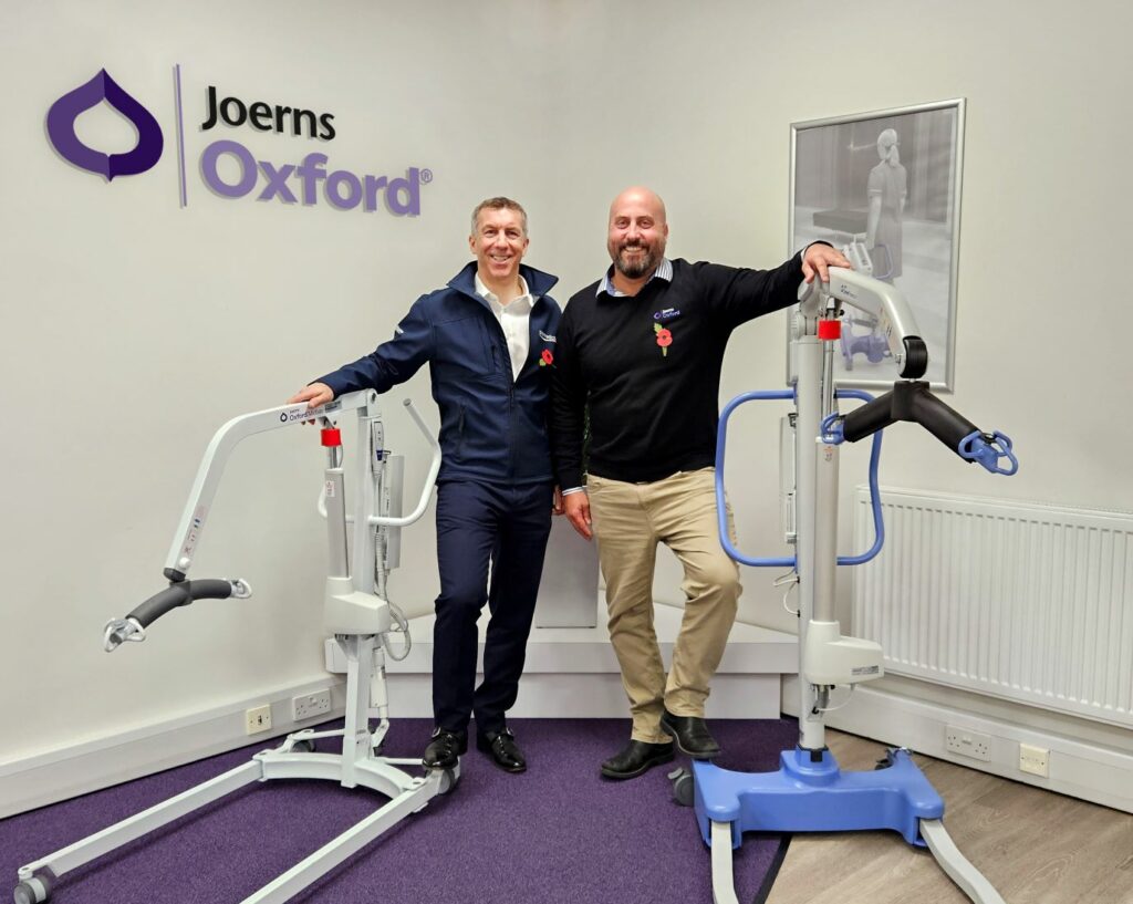 Jason Leek (CEO of Prism Healthcare) and Chris Morgan (MD of Joerns Healthcare UK)